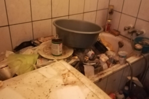 Messi Wohnung Badezimmer Reinigen Desinfizieren Allessauber