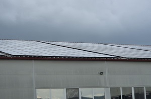 Photovoltaikreinigung Industrieanlage