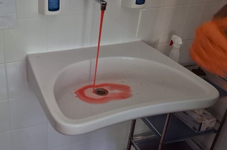 Wasserleitung Desinfektion Krankenhaus