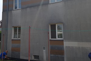 Fassadenreinigung Algenentfernung Fassade reinigen Putzfassade Burgenland Oberpullendorf Allessauber