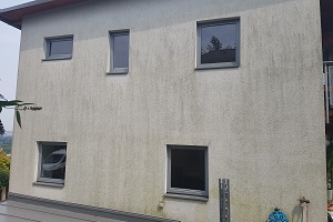 Fassadenreinigung Algenentfernung Fassade reinigen Putzfassade Niederösterreich Klosterneuburg Allessauber