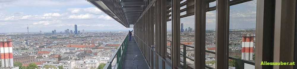 Fensterreinigung Glasfassadenreinigung Eloxalfassadenreinigung Osmosegerät Reinwasser Allessauber