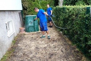 Rasensand Rasen Bioduenger duengen sanden bewaessern giessen Allessauber