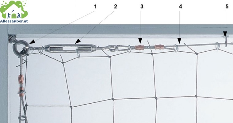 Taubenabwehr Taubennetz Montage Allessauber Schädlingsbekämpfung Kammerjäger